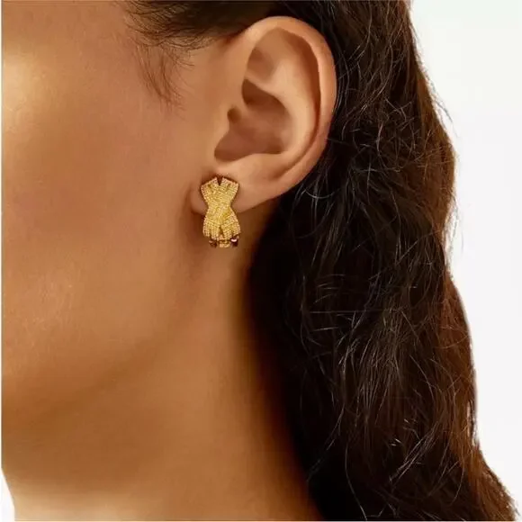 Christian Dior Earrings Clip On Vintage - Picture 2 of 5